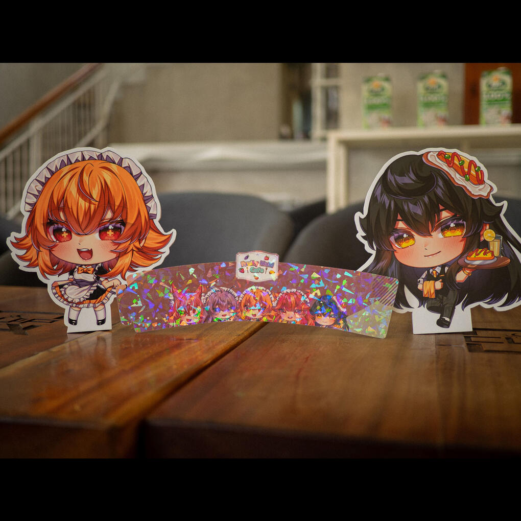 Kaheru & Eggy Chibi Standee