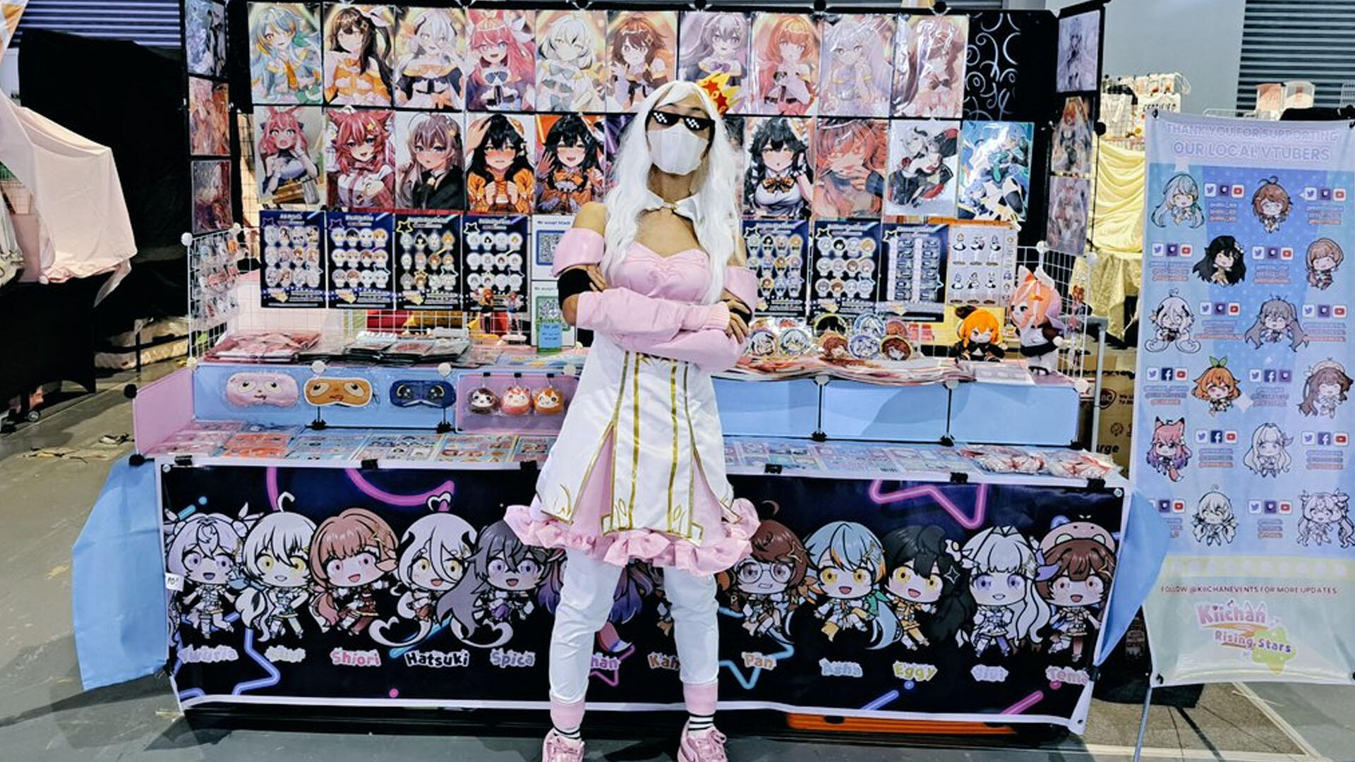 Rising Star Merchandise Booth